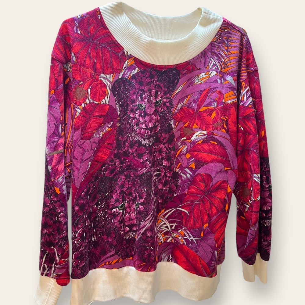 Salvatore Ferragamo Leopard Sweater